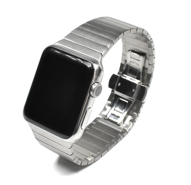 Браслет для Apple watch 42 мм 38 мм i Watch 4 band 44 мм 40 мм ремешок для часов из нержавеющей стали для Apple watch 4 3 2