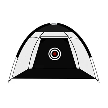 

Golf Cage Oxford Cloth Detachable Swing Hitting Practice Net Trainer Indoor Outdoor Training Aids,Black