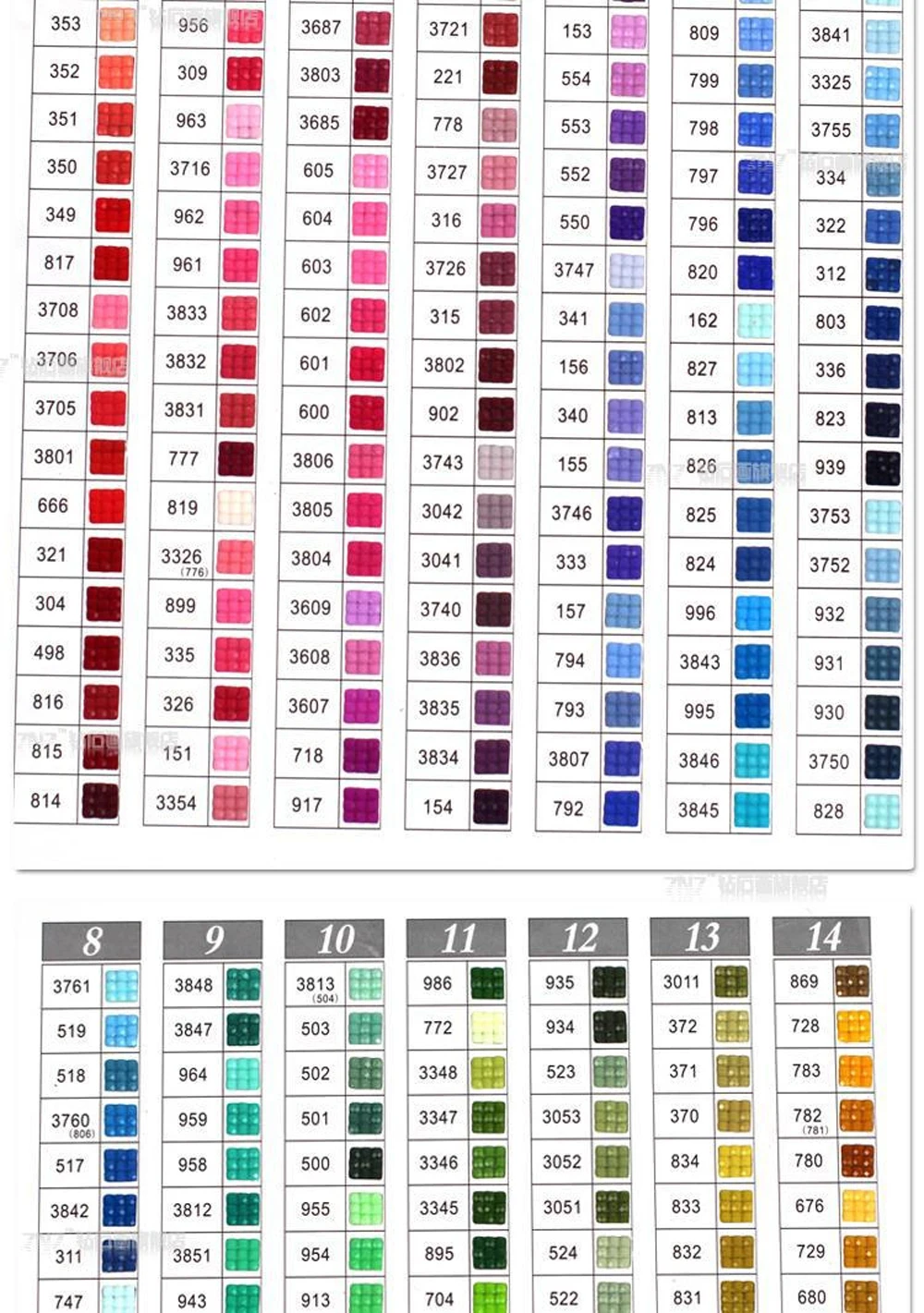 Белые Стразы Для Алмазной Мозаики Купить