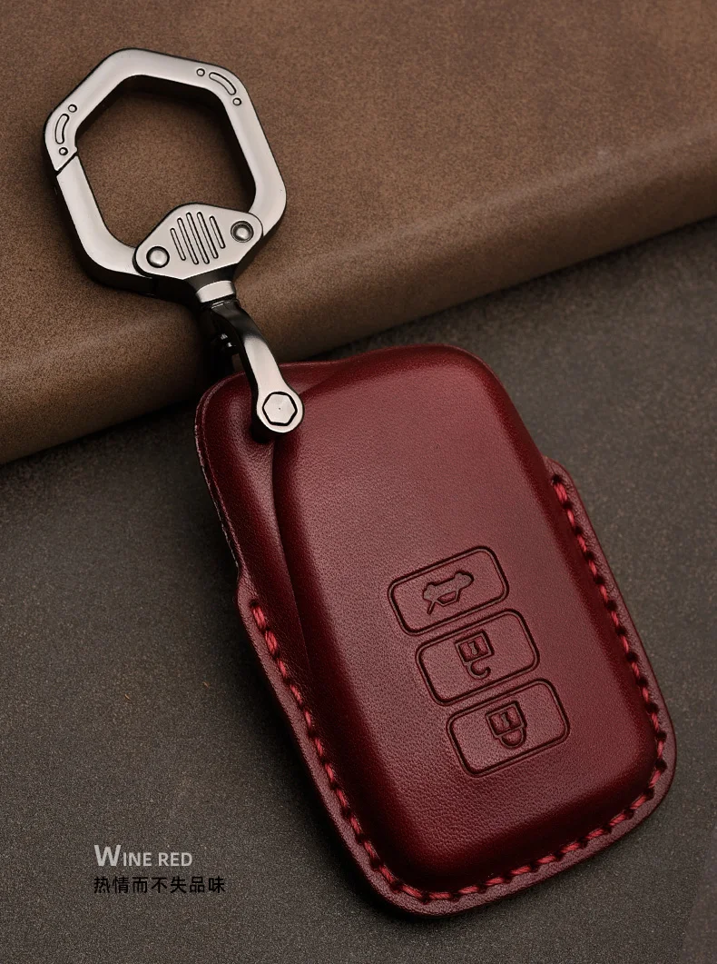 Portachiavi in pelle con telecomando per Lexus ES 300h 350 NX RX GS 250 350 RC 300 IS250 350 200t LS460 con portachiavi - H7e81dc17210342f9a6c6d3c6456860cfV
