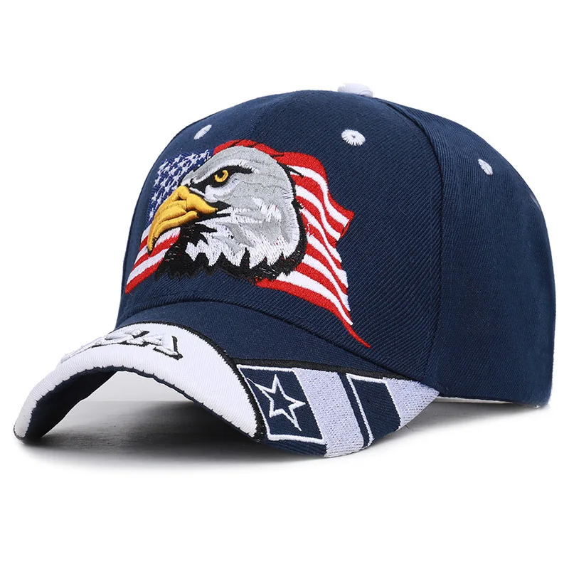 American Flag USA Eagle Baseball Hat 