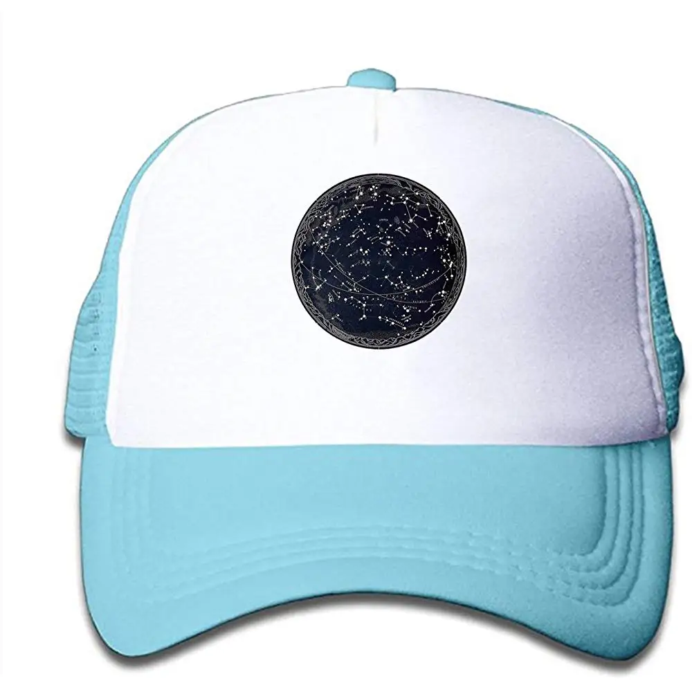 HHNYL сетчатая Кепка Devil Moon Trucker головные уборы Бейсболки регулируемые для малышей