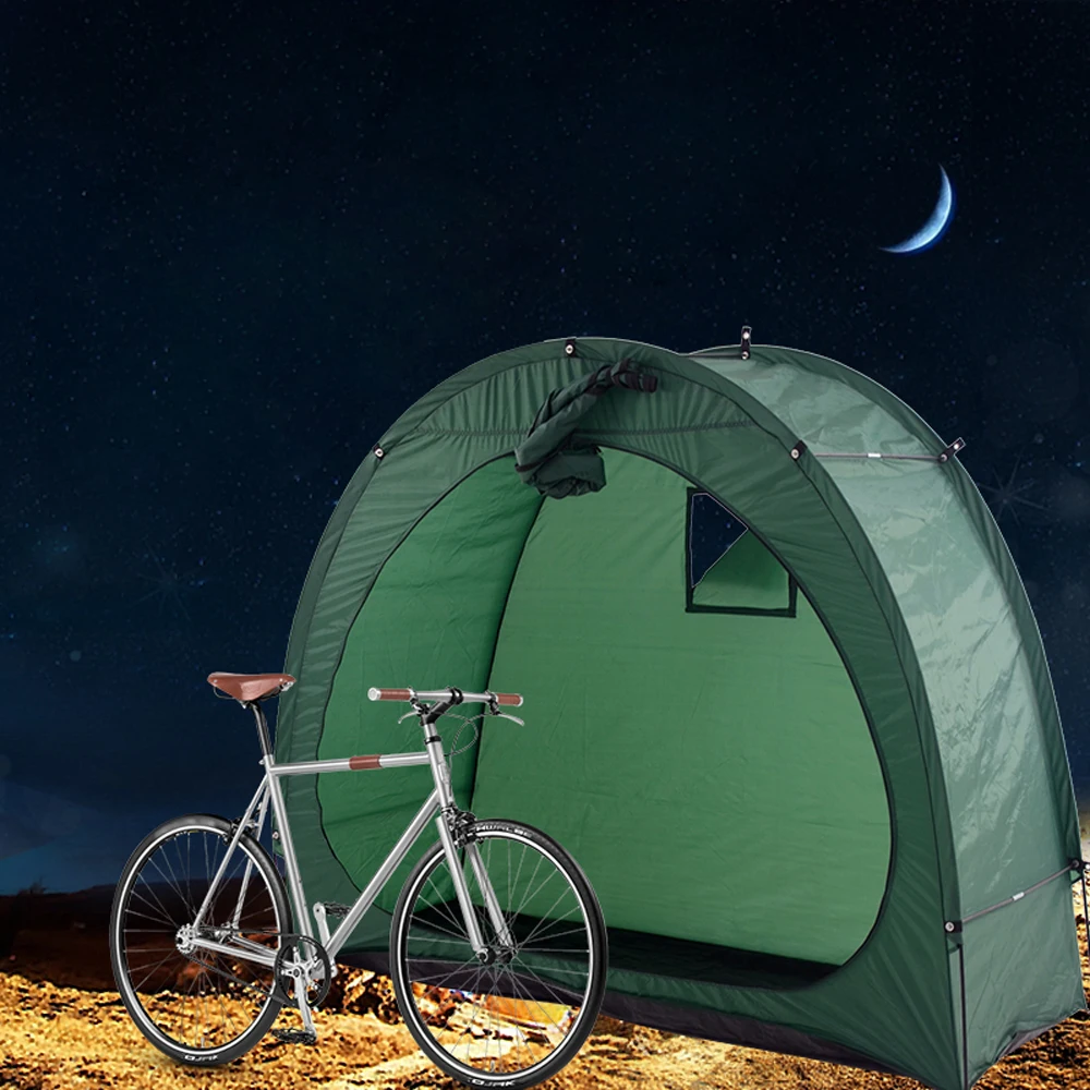 bike with tent