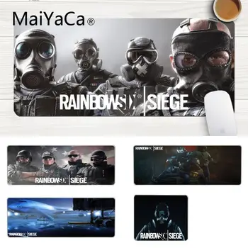 

MaiYaCa Top Quality Rainbow Six Siege Comfort Mouse Mat Gaming Mousepad Laptop Gaming Lockedge Mice Mousepad