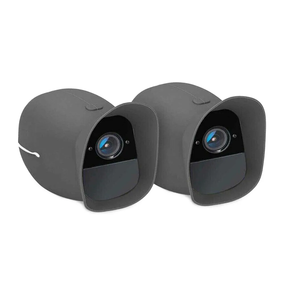 

2 Pcs Weatherproof Protective Cover Soft Silicone Accessories Security Wireless Camera Quick Release Skin Removable For Arlo Pro
