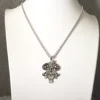 2 inches Tall With 4mm 24 inch Rolo Chain Stainless Steel Necklace Icp Insane Clown Posse Twiztid Hallowicked Rare Charms Pendan 6