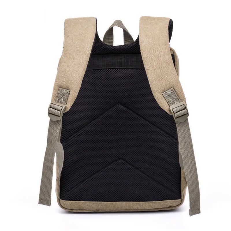 

New Style Korean-style Backpack Men's Canvas Casual Backpack Laptop Computer Bag Outdoor Sports Backpack Customizable