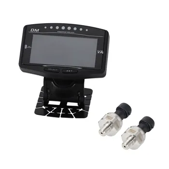 

6 in 1 Universal Car Digital LCD Gauge Oil Pressure Gauge Voltmeter Water Temperature Gauge Fuel Gauge Tachometer Turbo Boost