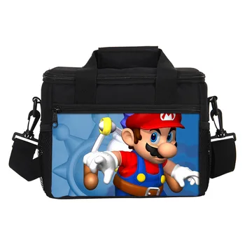 

Super Mario Lunch Bag Men Women Boys Girls Thermal Insulated Box Fashion Student Worker Fresh Ice Pack Daily School Food Bag 20