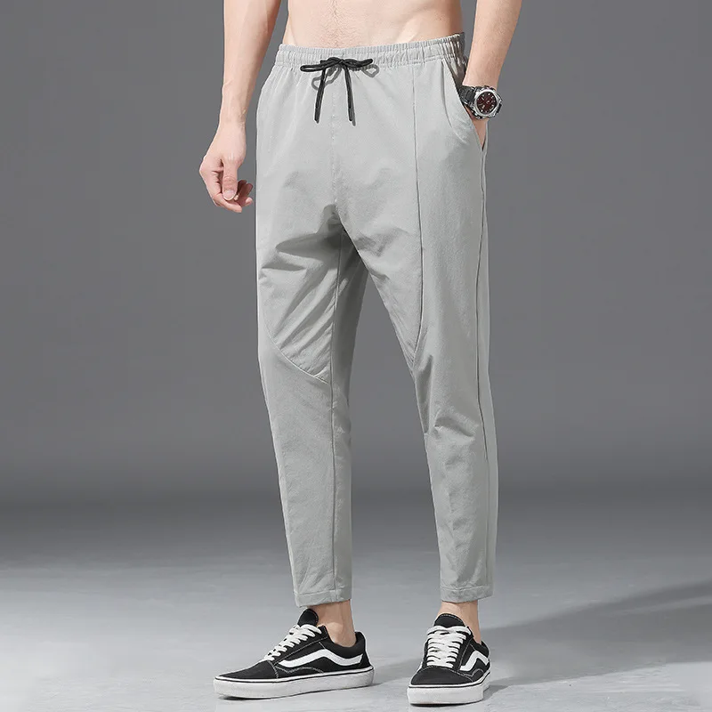

Drawstring Top Skinny Pants Slim Fit Fashion Casual Pants Gymnastic Pants Trend Korean-style Trousers