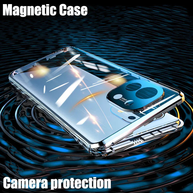 Metal Magnetic Flip case For xiaomi Mi 11 Ultra Pro Mi 10 Mi 10T Pro poco f3 Pro phone Case Cover Coque funda capa Bumper