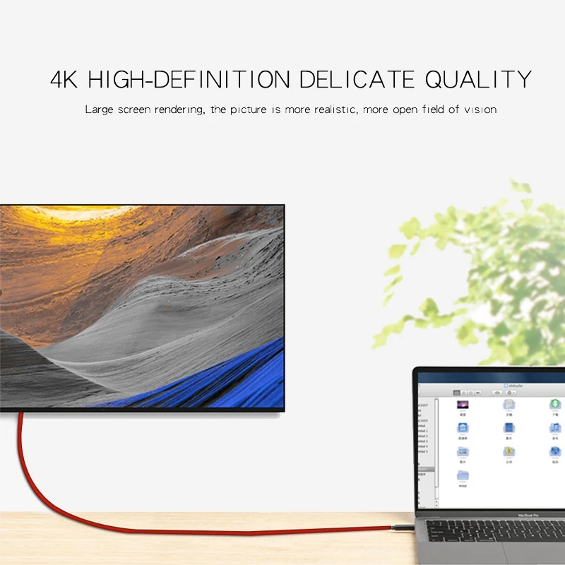 Кабель-адаптер USB 3,1 type C USB-C-4 K HDMI HDTV
