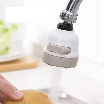 

360 Rotate Faucet Kitchen Faucet Aerator Shower Head Nozzle Tap Connector Adjustable Water Saving High Pressure Filter Sprayer