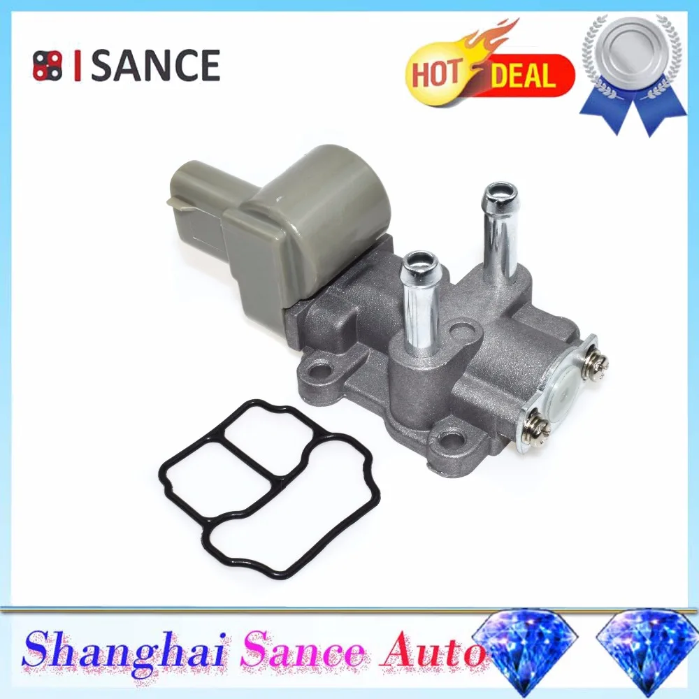 ISANCE клапан контроля холостого хода IAC IACV 16022P2AJ01 16022P2EA51 для Honda Civic/Civic del Sol Acura EL 1996 1997