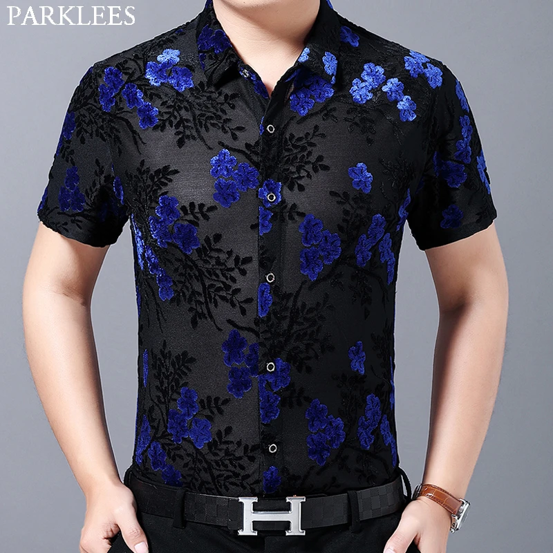 Royal blue shirt design Clearance