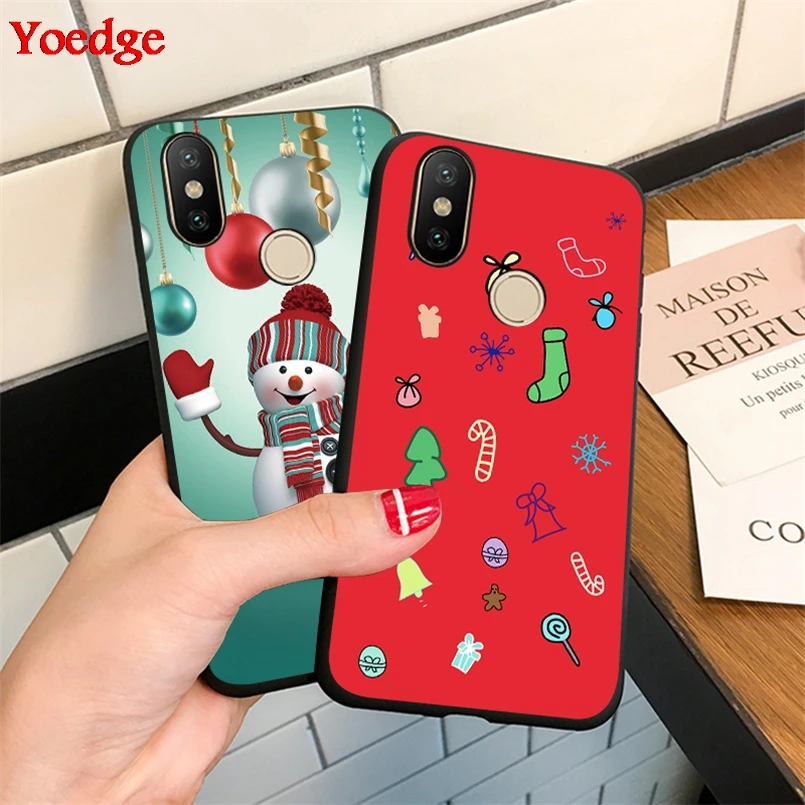 

Merry Christmas Case For Xiaomi Redmi Note 7 6 5 3 4X K20 Pro 7A 6A Plus Mi A1 A2 A3 8 Lite 9 SE 9T F1 CC9 CC9e TPU Matte Cover