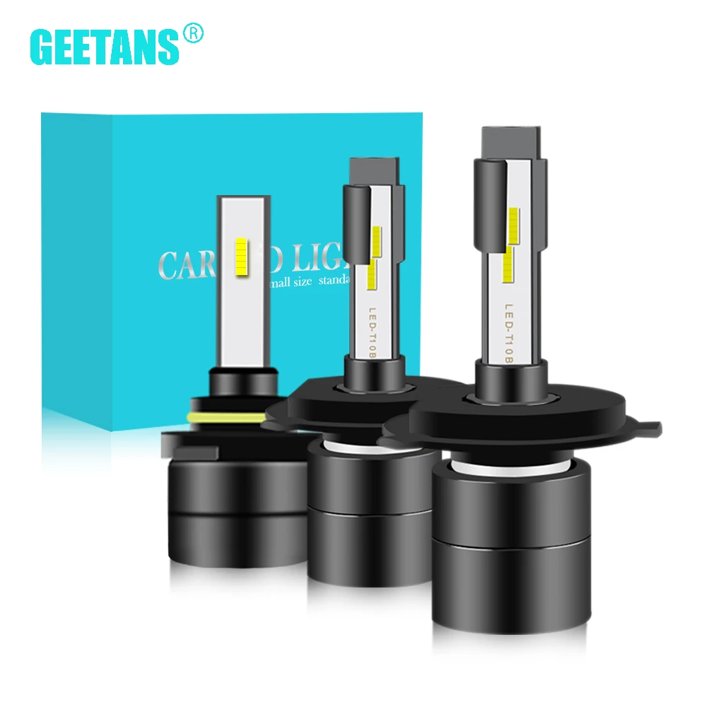 

GEETANS H1 LED H7 HB4 H3 9005 Led H4 Headlight H27 HB3 9006 H8 HB2 H9 H11 880 6000K 12V Super Mini Car Fog Lights Bulbs CSP CG