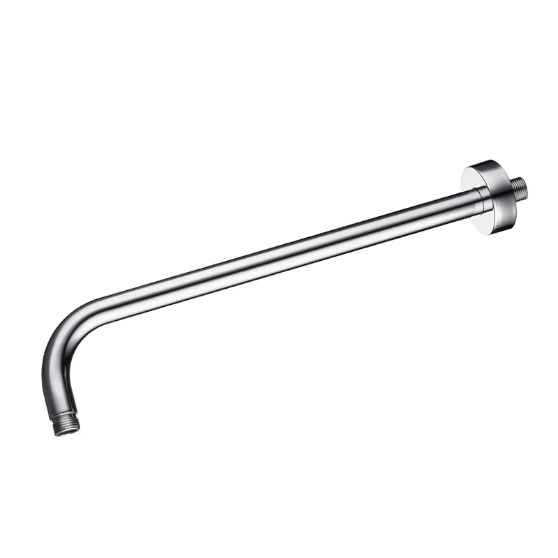 Overhead Shower Arm Head Shower Chrome Plated Big Square Round SUS304 Stainless Steel Modern Indoor Outdoor