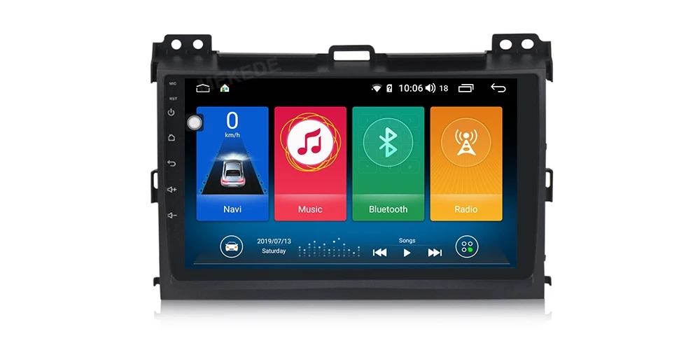 Best 9853 HD Android 9.0 Car DVD GPS for Toyota Prado 120 2002-2009 Autoradio GPS Car Radio GPS Central Multimedia in Dash Head Unit 5