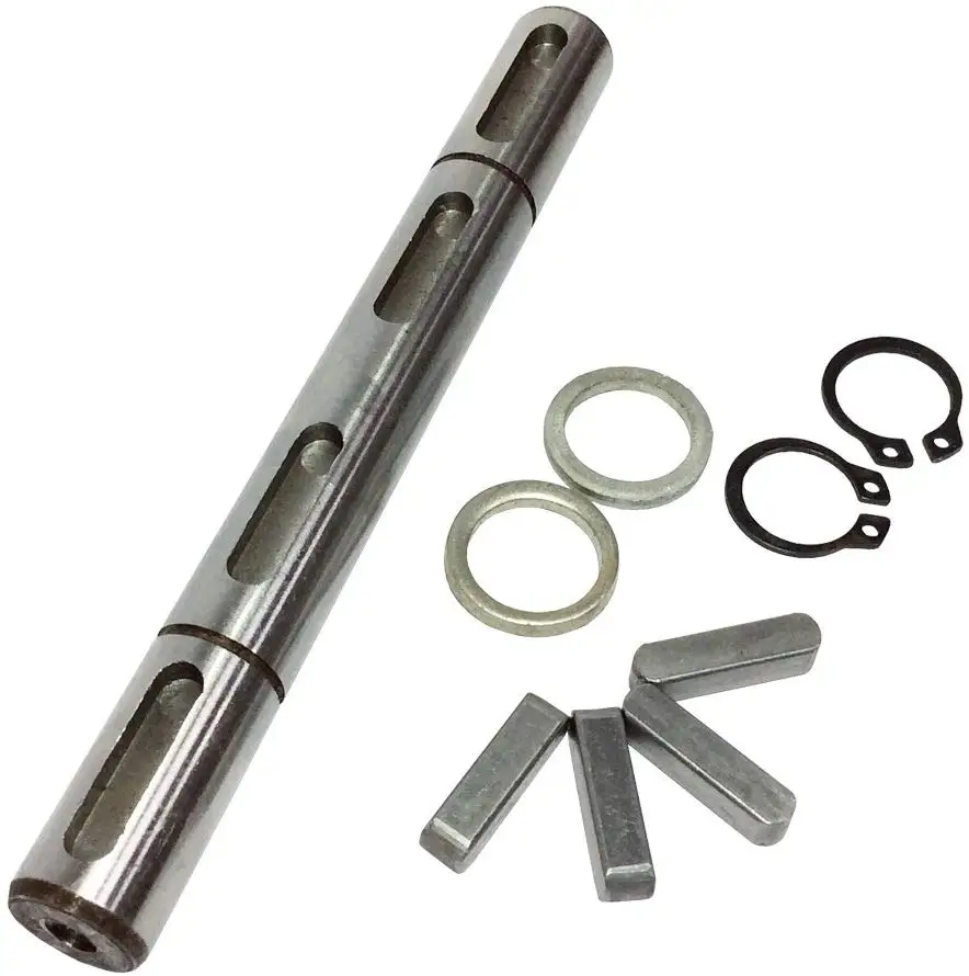 

Diameter 18mm Double Output Shaft Fit for Worm Gearbox NMRV040 Double Output Shaft+Gaskets+S ring+Corner pin For 040 Gearbox