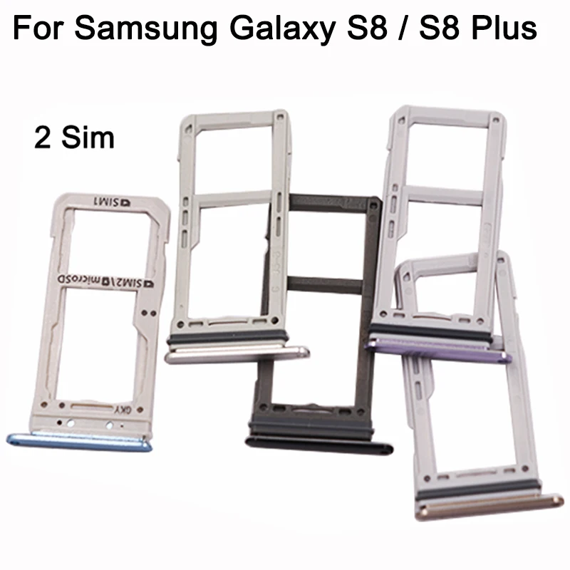 Лоток для sim-карт S8 для samsung Galaxy S8 G950/S8 Plus G955 держатель для карт с двумя картами