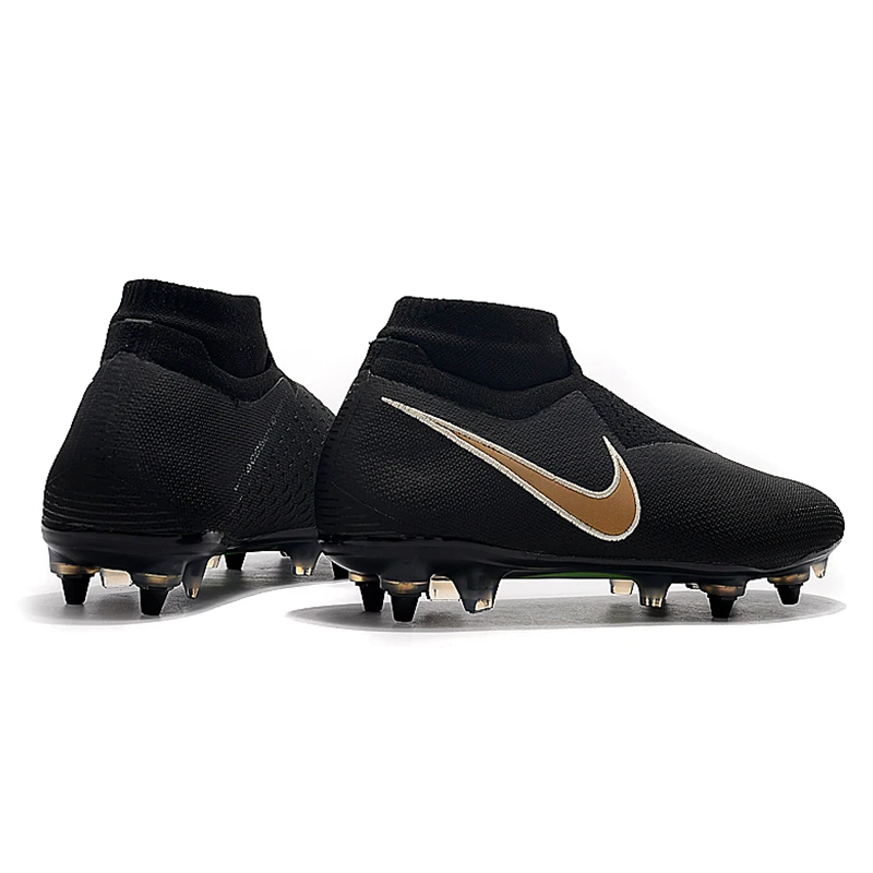 Nike Phantom VSN Elite DF SG-Pro Anti-сабо; большие размеры 39-45 высокие ботильоны футбольные бутсы обувь Футбол бутсы Для мужчин Бутсы Обувь для футбола