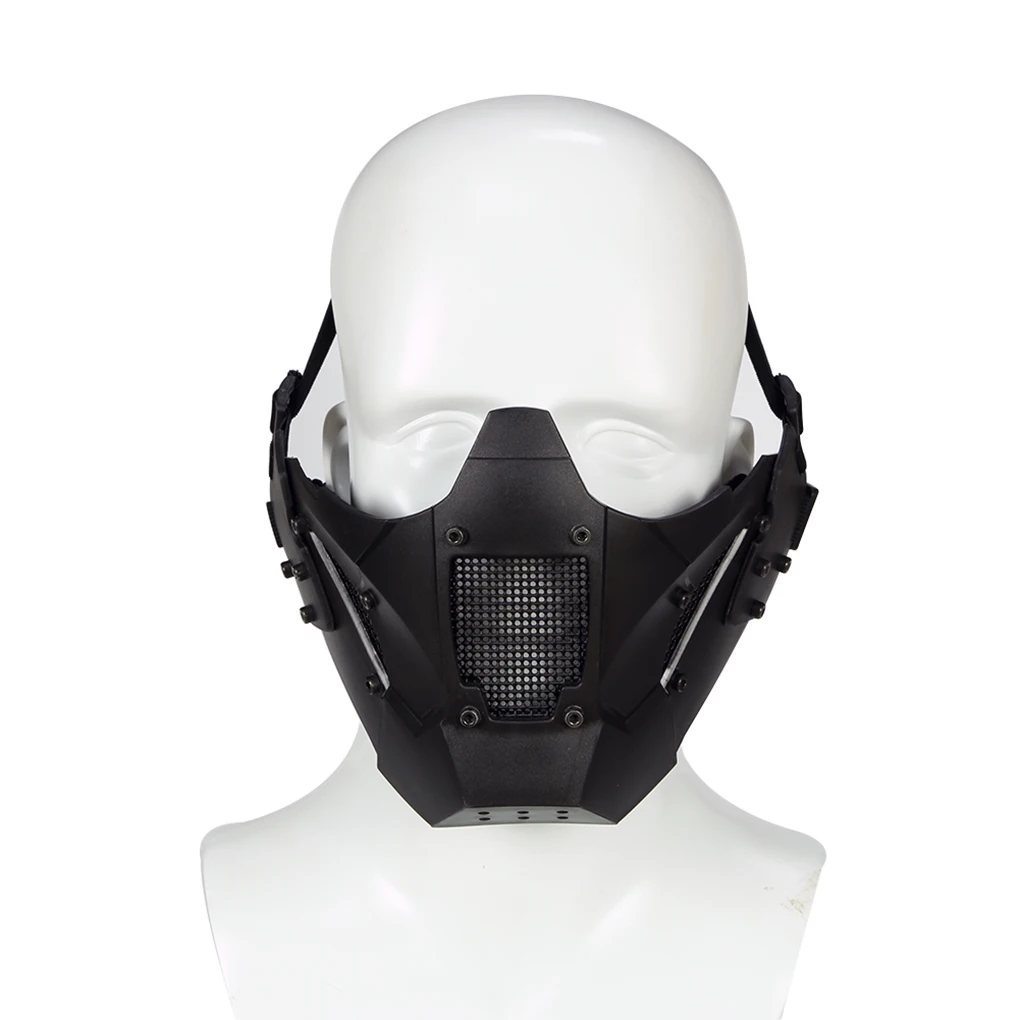 half face breathable mesh modular protective combat
