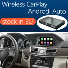 Wireless Apple CarPlay Android Auto Interface for Mercedes Benz A B C E Class W176 W246 CLA GLA W204 W212 C207 CLS ML GL GLK SLK