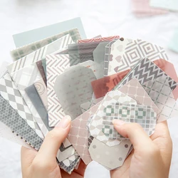 Papier texturé de Base, 60 pièces, papier de fond décoratif, pour bricolage, Scrapbooking, Album journal intime, papeterie de collage 