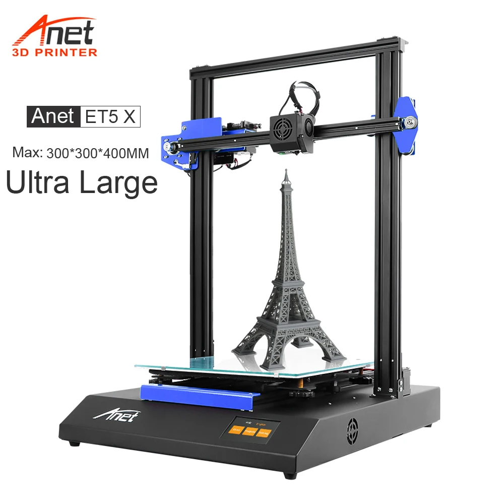 

New Anet 3D Printer ET5X Large All Metal FDM DIY Impressora 3D With Auto-Leveling Fast Heating Dual Z Axis Dual Z Motors
