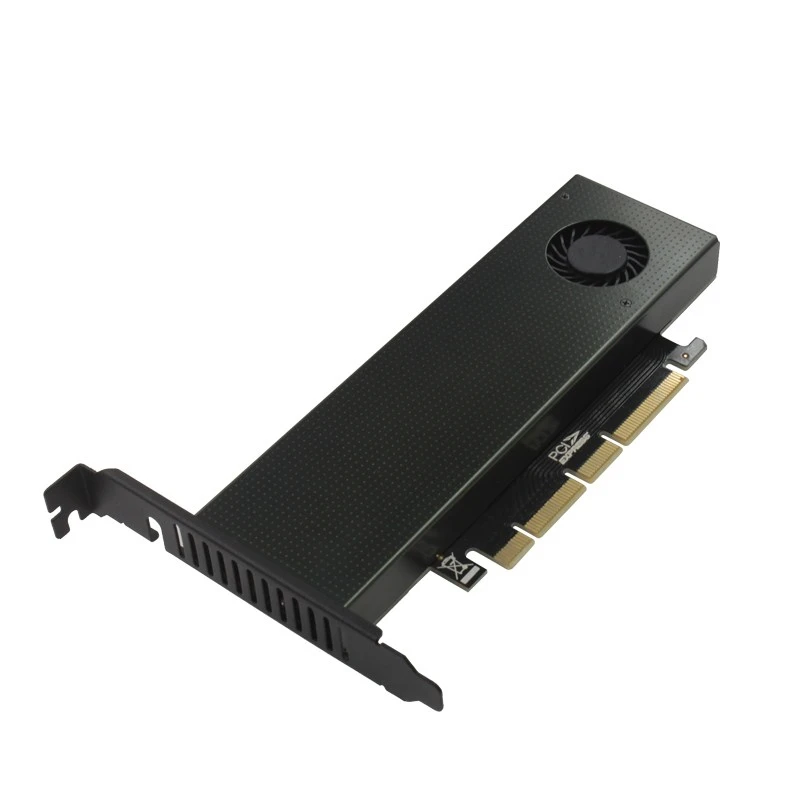 M.2 Расширенный NVME адаптер NGFF для PCIE3.0 охлаждающий вентилятор SSD двойной интерфейс SATA3 1 шт