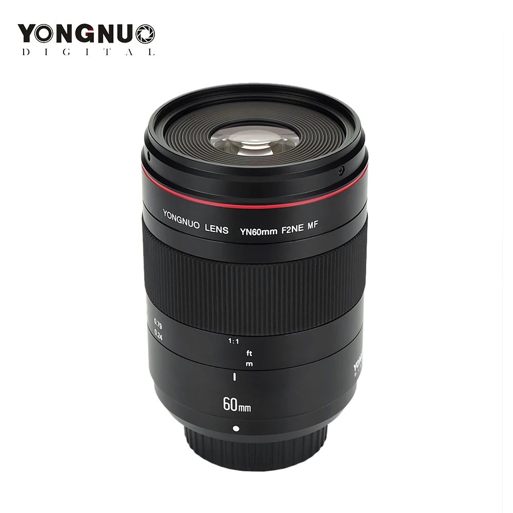 Макрообъектив YONGNUO YN 60 мм F2NE MF ручная фокусировка F2 Большая диафрагма для DSLR камер