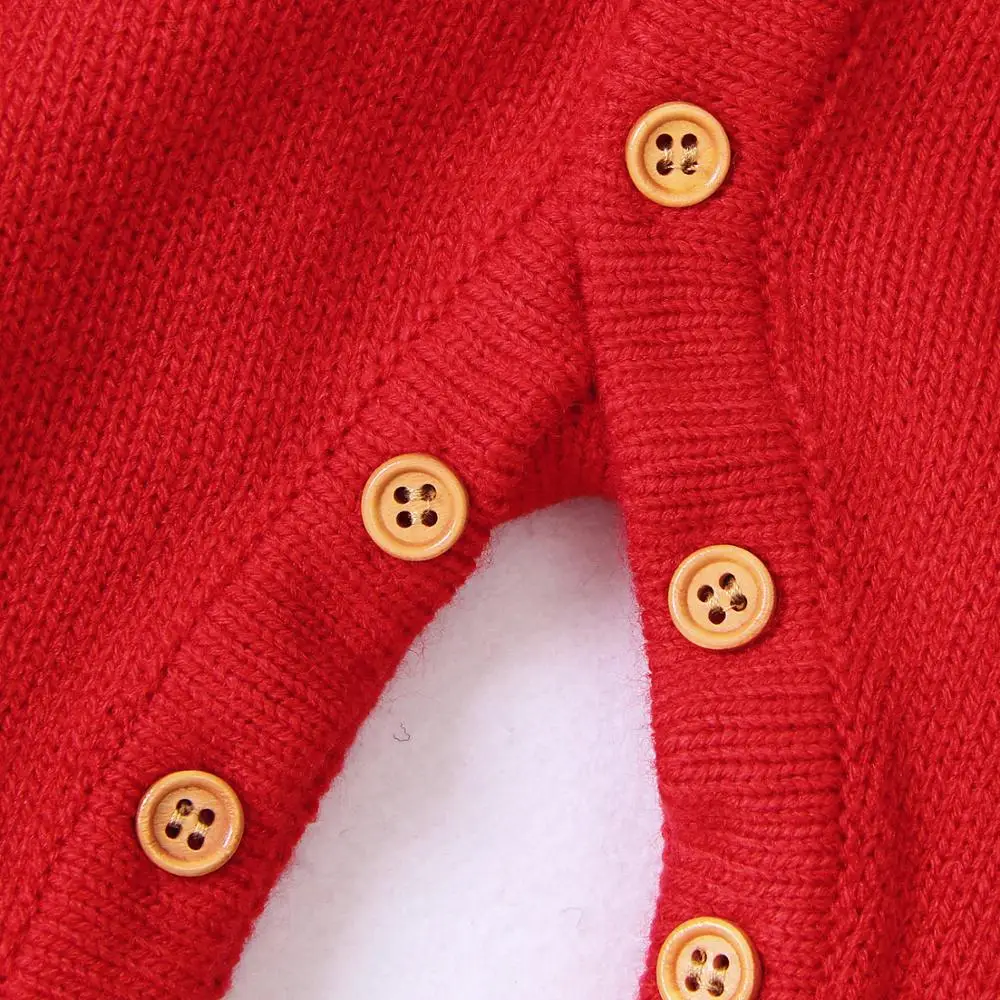 Baby Rompers Christmas Clothes Fashion Hooded Newborn Boy Girl Jumpsuits Onesie Long Sleeve Infant Overalls Playsuit Winter Warm