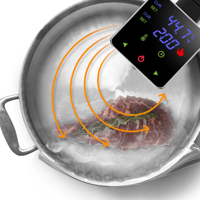 New in 2021 German 10% energy saving technology. 1100 Watts  Waterproof  vacuum cook Food cooking machine . sous vide cooker 3