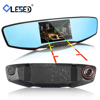 

car camera rearview dual lens mirror auto dvrs cars dvr parking video recorder registrator dash cam full hd 1080p night vision