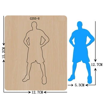 

New Basketball, dunk, Wooden die Scrapbooking C-255-8 Cutting Dies for common die cutting machines on the market