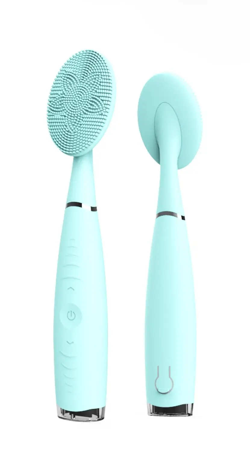 Portable Facial Cleaning Brush Mini Electric Massage Washing Face Machine Deep Cleansing Waterproof Silicone Cleansing Tool 5