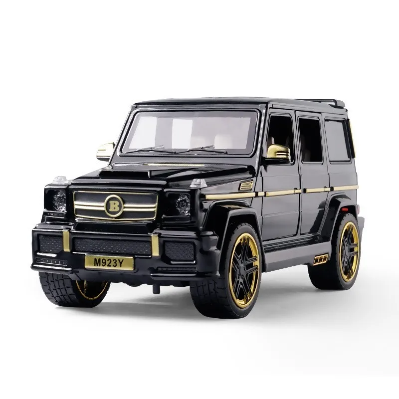 1 24 G65 G Class Alloy Car Model Simulation Black Golden Suv Toy