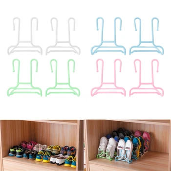 

2Pcs Drying Rain Shoes Rack Holder Plastic Shoes Stand Shelf Storage Organizer