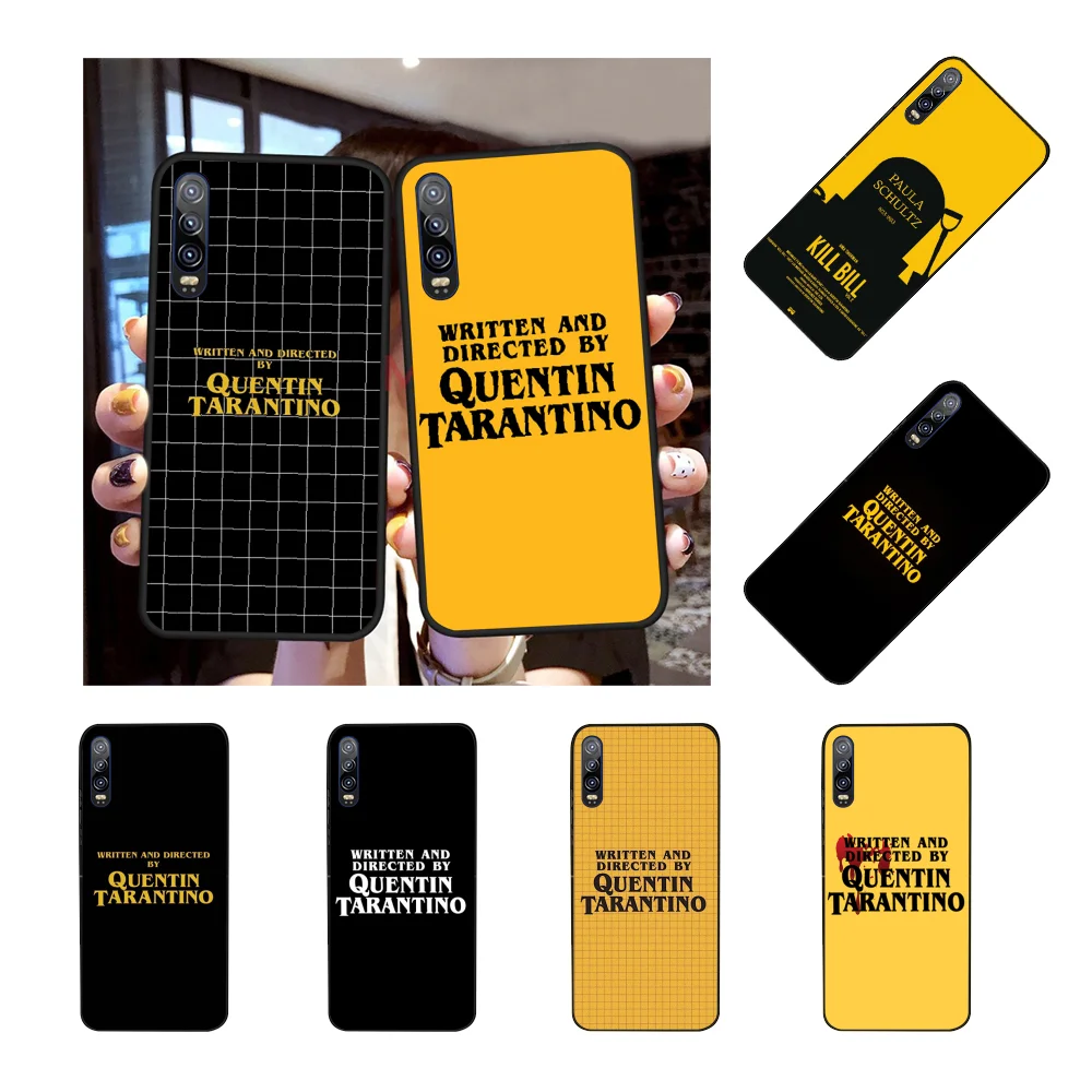 

NBDRUICAI Written Directed Quentin Tarantino Phone Case Shell for Huawei Honor 10 9 8 8x 8c 9x 7c 7a Nova 3 3i Lite Y9 Y7 Y6