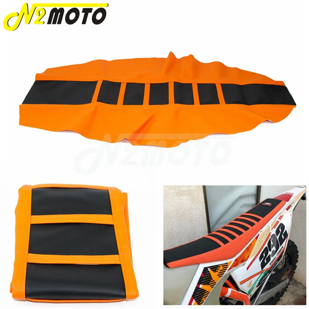 Оранжевый мягкий Полосатый чехол для мотокросса Honda Yamaha Suzuki Kawasaki SXF SX XCW XC EXC XCF 150 250