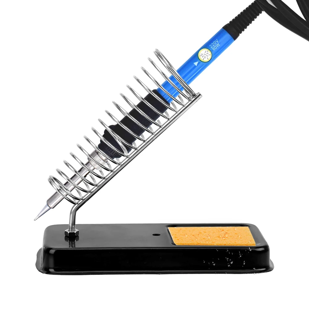 Screw Fixing Metal Support Station High Temperature Resistance Electric Soldering Iron Stand Holder Soldering Iron Frame Generic