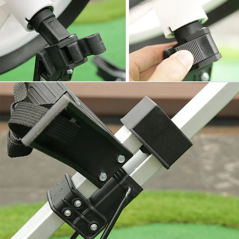 Golf Cart Wheels Trolley for Golf Bag Outdoor Sport Training Match Airport Luggage Check Carrier Cart Stroller