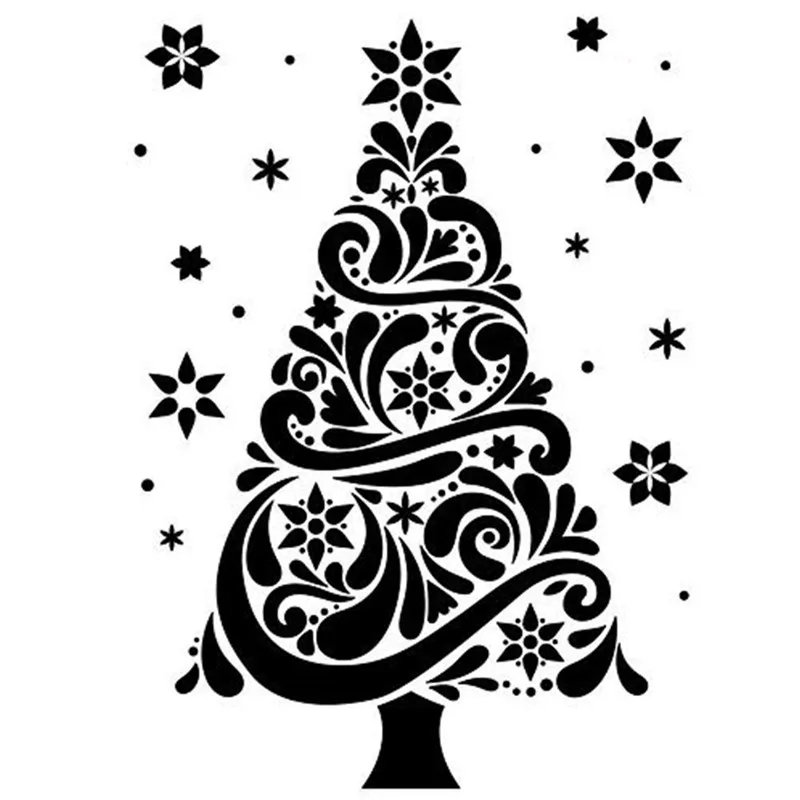 

GJCrafts Christmas Tree Dies Background Metal Cutting Dies for Card Making Scrapbooking Embossing Album Craft Frame Die Cuts