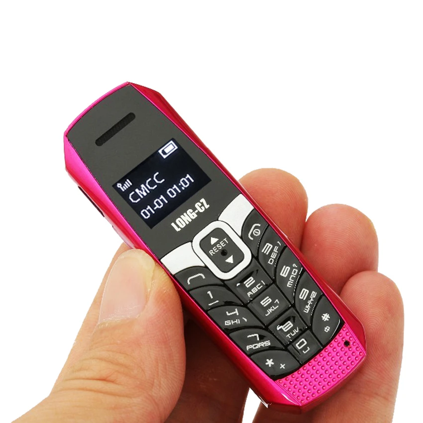 LONG-CZ T3 mini mobile phone bluetooth 3.0 dialer headset cell phoneFM magic voice earphone cellphone Single sim phoens