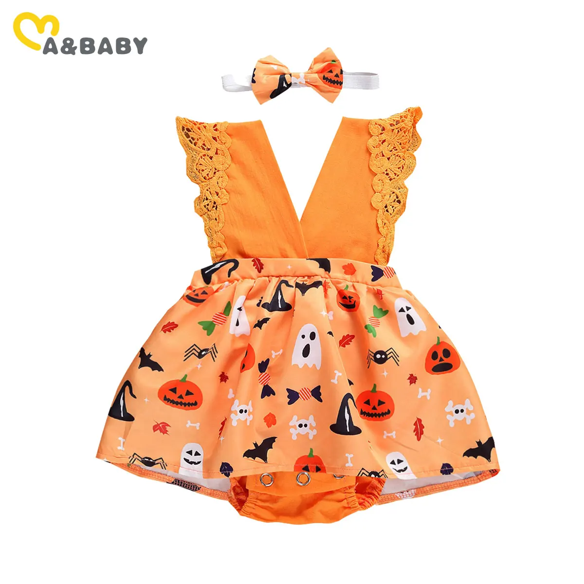 Ma & Baby/комбинезон на Хэллоуин для новорожденных девочек от 0 до 18 месяцев
