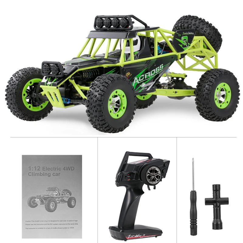 

Wltoys 12428 2.4G 4WD 50KM/H High Speed Off-road Vehicle Toy Racing Sand 1/12 RC Car For Children Boys Gifts