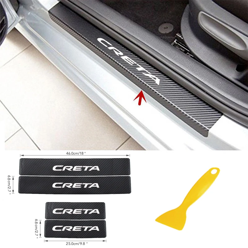 Защитные наклейки из углеродного волокна для Hyundai creta аксессуары салона