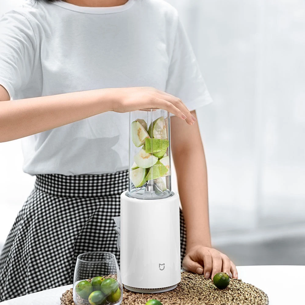 Xiaomi Mijia Electric Food Processor Kitchen Blender Sauce Fruit Vegetable Mixer Juicer 6 leaves Stir Heads Quick Juicing Home