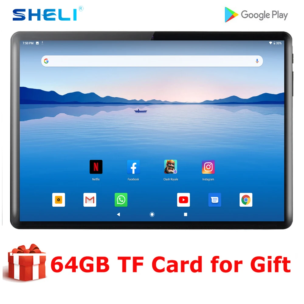 2020 New 10 Inch Android 9.0 Tablet Octa Core 4G RAM 64G ROM Tablets 1280*800 IPS LCD Dual SIM Card 4G Tablet Pc With Free Gifts|Tablets| – AliExpress